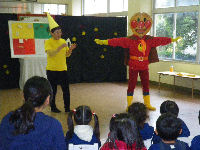 松崎幼稚園中川園で食育の劇