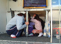 聖和保育園で地震体験