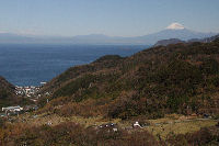 石部棚田からの富士山