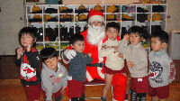 松崎幼稚園中川園でクリスマス会
