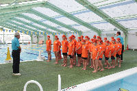 県東部小学生のトップスイマーが合宿