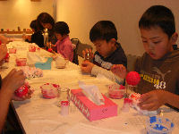 光る泥団子づくり体験