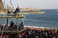 雲見海岸乗り初め