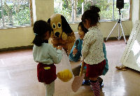 松崎幼稚園中川園でワンワン教室（動物愛護教室）