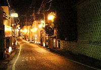 ＴＢＳのドラマ「とんび」のロケ地「商店街のときわ大橋通り」