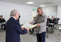 農業委員会委員当選証書付与式