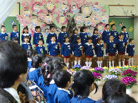 松崎幼稚園中川園で修了式