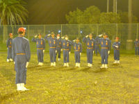 賀茂支部操法大会の練習