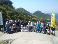 石部棚田畦塗り