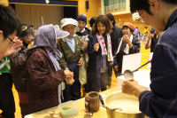 棚田でマルシェ