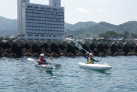 海洋クラブカヌー訓練