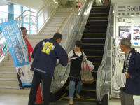 県知事選挙の啓発活動実施