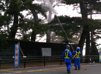 松くい虫薬剤地上散布