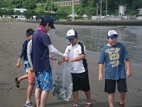 海洋クラブ海岸清掃