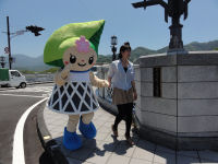 まっちーがテレビの取材を受けました。