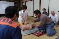 松崎町温泉旅館組合が救急救命講習
