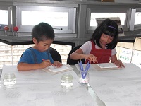 漆喰鏝絵製作体験