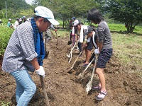 三聖塾ビオトープ作り