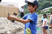 鮎のつかみどり