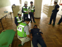 救護所設営訓練 救護所設営訓練