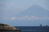 雲見海岸からの富士山