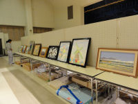 第14回全国漆喰鏝絵コンクール審査会の準備 第14回全国漆喰鏝絵コンクール審査会の準備