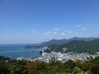 牛原山からの松崎 牛原山からの松崎