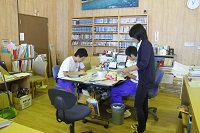 松崎中学校の2年生が職場体験学習