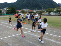 市町対抗駅伝松崎町チーム練習