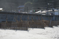 石部海岸「浜囲い」