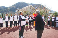 第14回市町対抗駅伝出発式