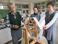 松崎の繭の歴史とざぐり体験教室