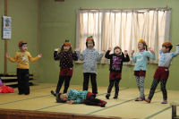 松崎幼稚園岩科園が石部地区訪問