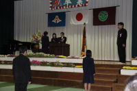 松崎中学校卒業式