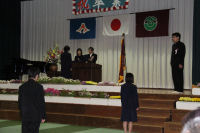 松崎中学校卒業式 松崎中学校卒業式