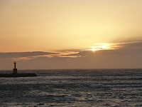 松崎海岸の夕焼け 松崎海岸の夕焼け