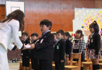 松崎小学校入学式