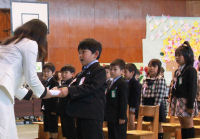 松崎小学校入学式 松崎小学校入学式