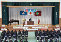 松崎中学校入学式
