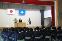 静岡県立松崎高等学校入学式 静岡県立松崎高等学校入学式