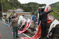 八木山の鯉のぼり