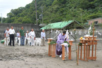 石部海岸海上安全祈願式 石部海岸海上安全祈願式