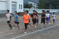駅伝第1回目の練習 駅伝第1回目の練習