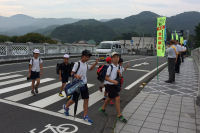 夏の交通安全県民運動街頭指導