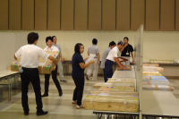 漆喰鏝絵コンクール準備