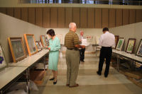 漆喰鏝絵コンクール審査