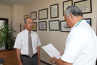 杉山教育委員就任式