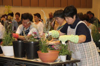 秋の寄せ植え講習会