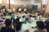 桜田区祭りの練習