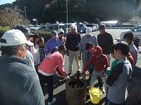 みどりの少年団餅つき